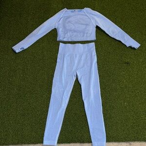 Workout long pant and long sleeve Set